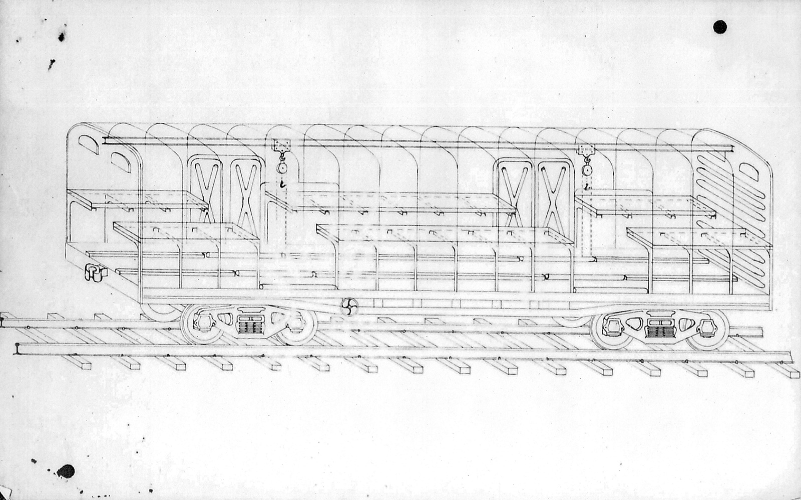 Wo Hop Shek hearse wagon design by I.B Trevor and an unknown former mechanical engineer from KCR